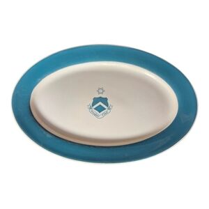 Elegant Blue and White Ceramic Platter